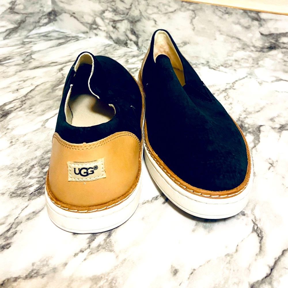 Worn once womens slip on flats by Ugg